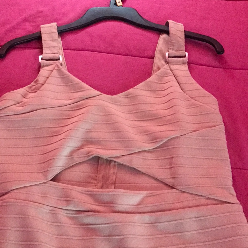 Beige Bandage Dress, GENTLY USED
